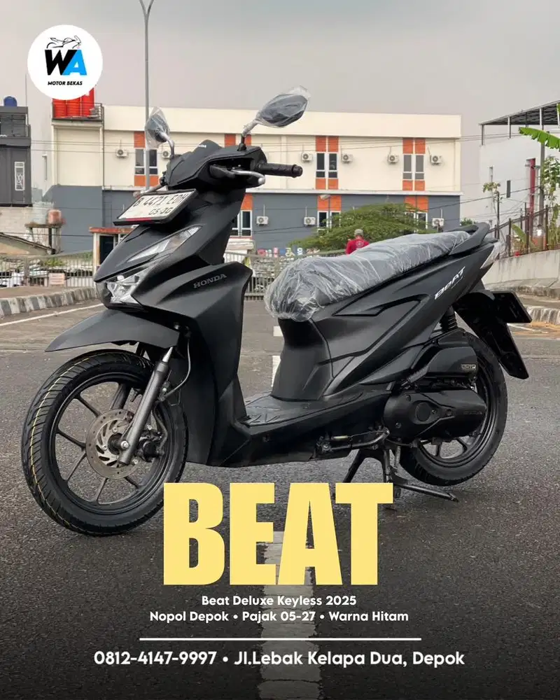 Cash/Kredit Honda New Beat Deluxe Smartkey Tahun 2025