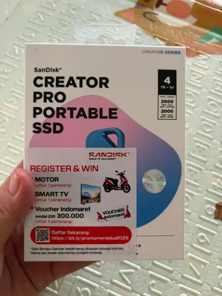 Sandisk creator pro portable ssd 4tb