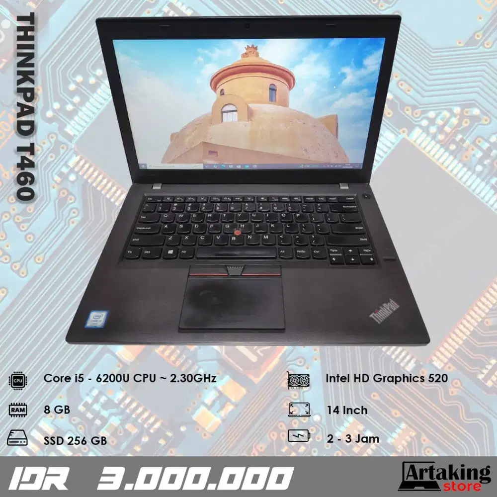 Lenovo Thinkpad T460 - Core i5 - Gen 6 th - Ram 8 GB - SSD 256 GB