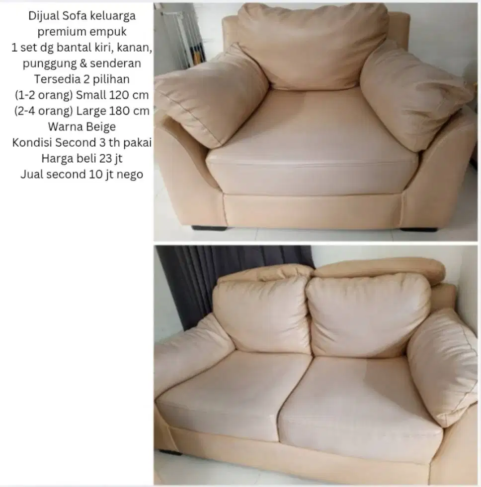 Sofa Keluarga Nyaman Empuk!!!