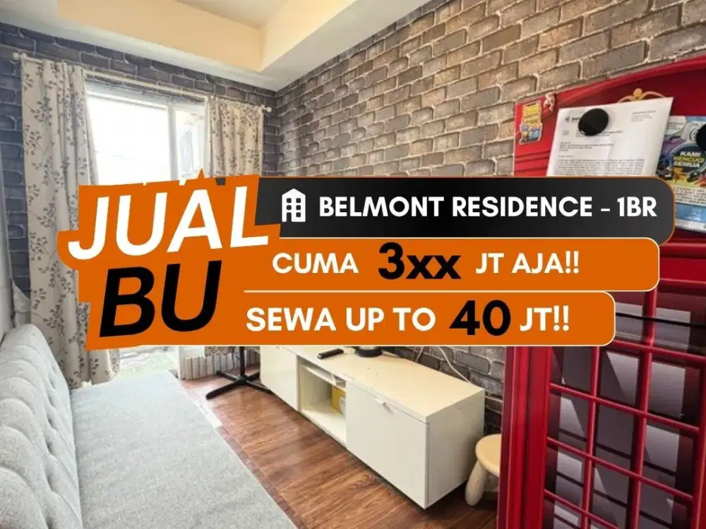 Jual Cepat Belmont Residence 1BR Full Furnished Jakarta Barat