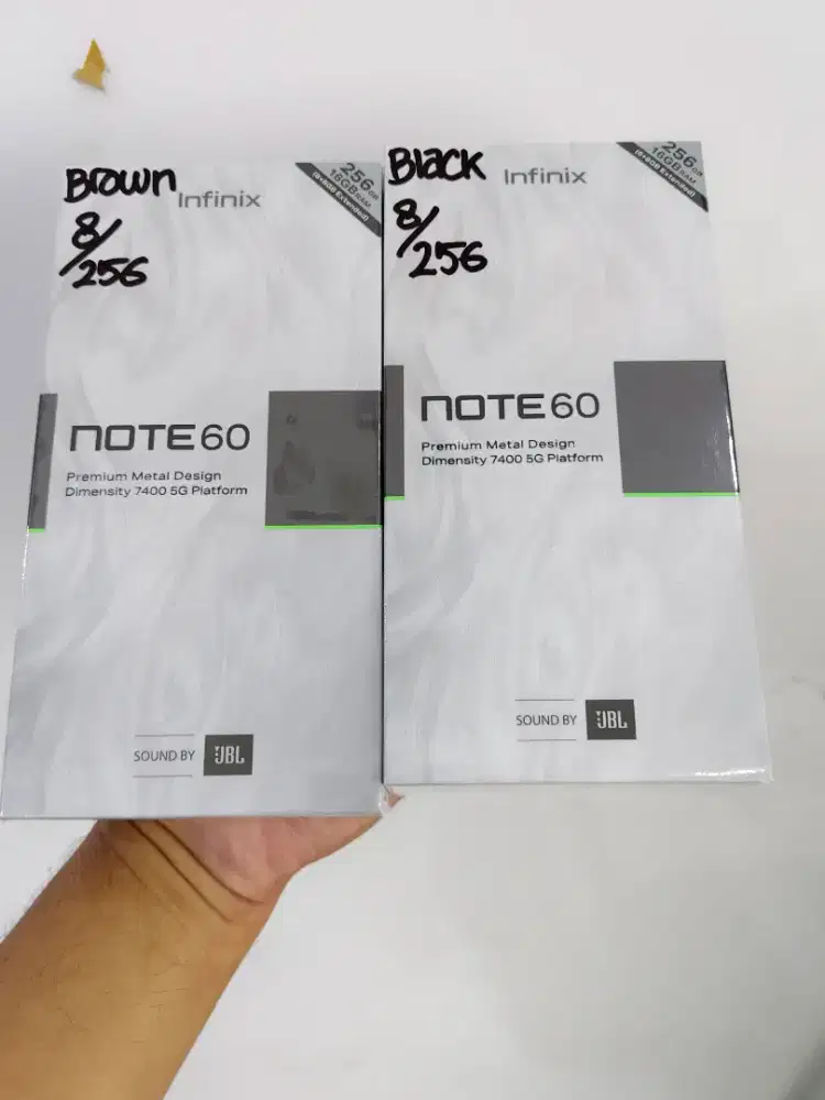 Infinix Note 60 8/256 new segel bnjb