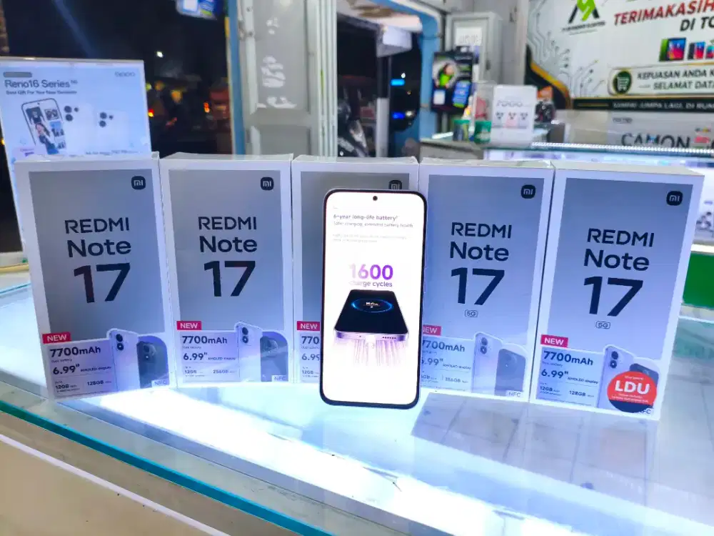 Redmi Note 17 6+6/256 AMOLED BARU SPESIAL PROMO