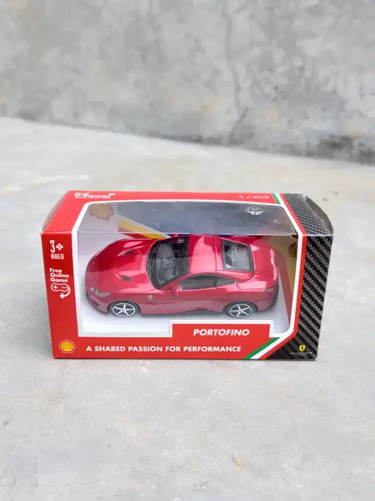 Diecast Ferrari shell Burago Original