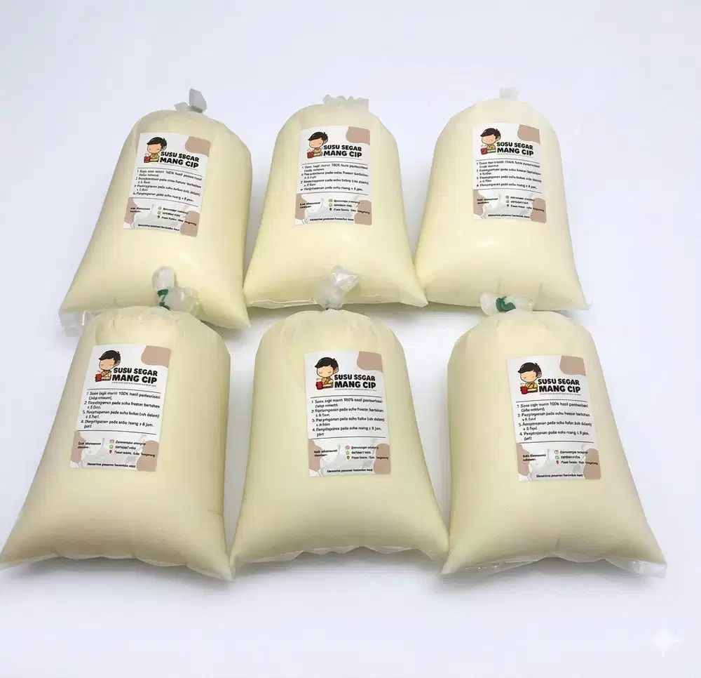 Susu segar sapi murni pasteurisasi