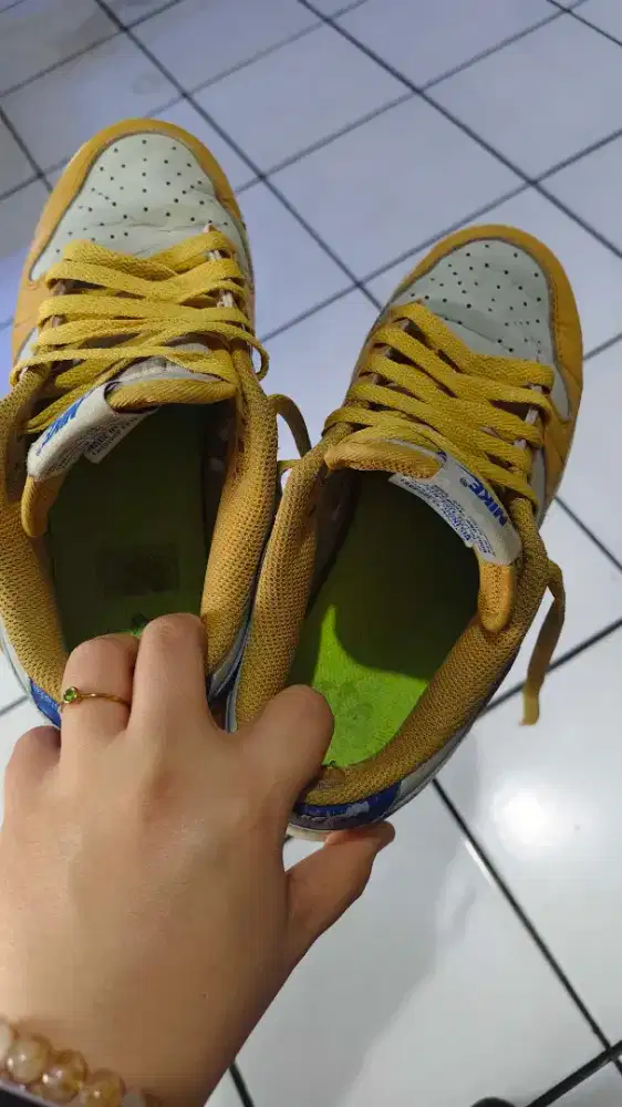 [PRELOVED] Nike Dunk Low Next Nature Wheat Gold Royal Original