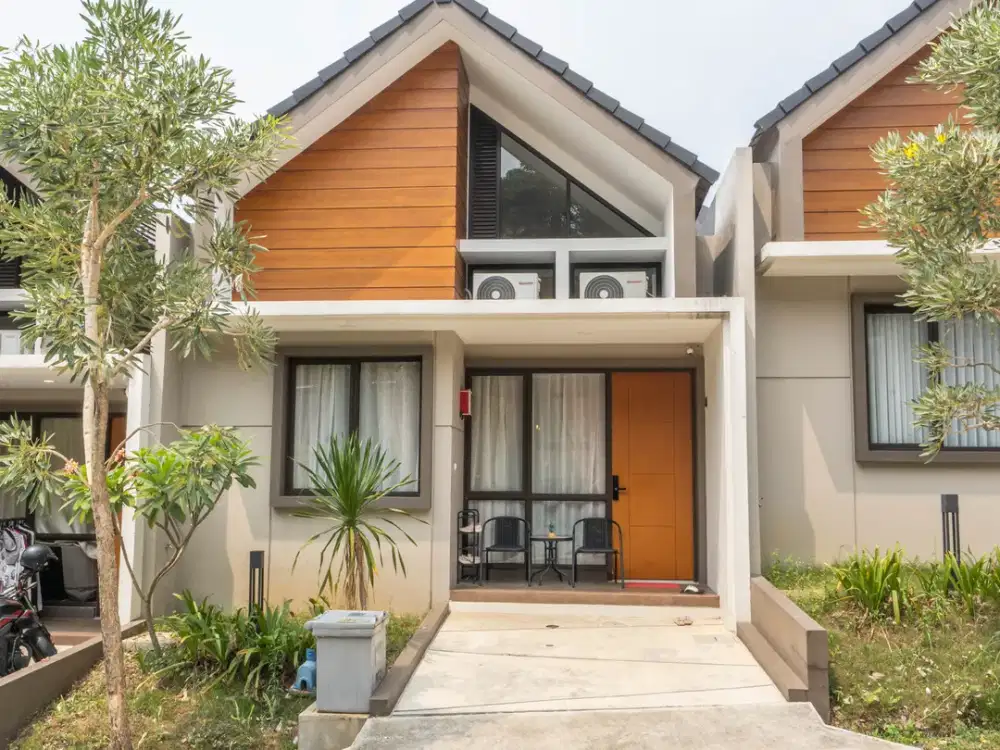 Dijual ! Rumah Full Furnished Siap Huni 2 Kamar Tidur di Park Ville Sentul City