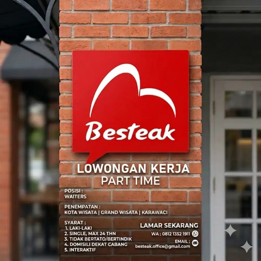 Lowongan Kerja Part Time