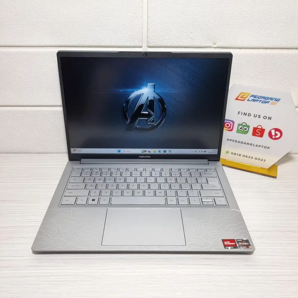 LAPTOP ADVAN WORKPLUS HERITAGE RYZEN 5-7535HS RAM 8GB SSD 512GB WUXGA