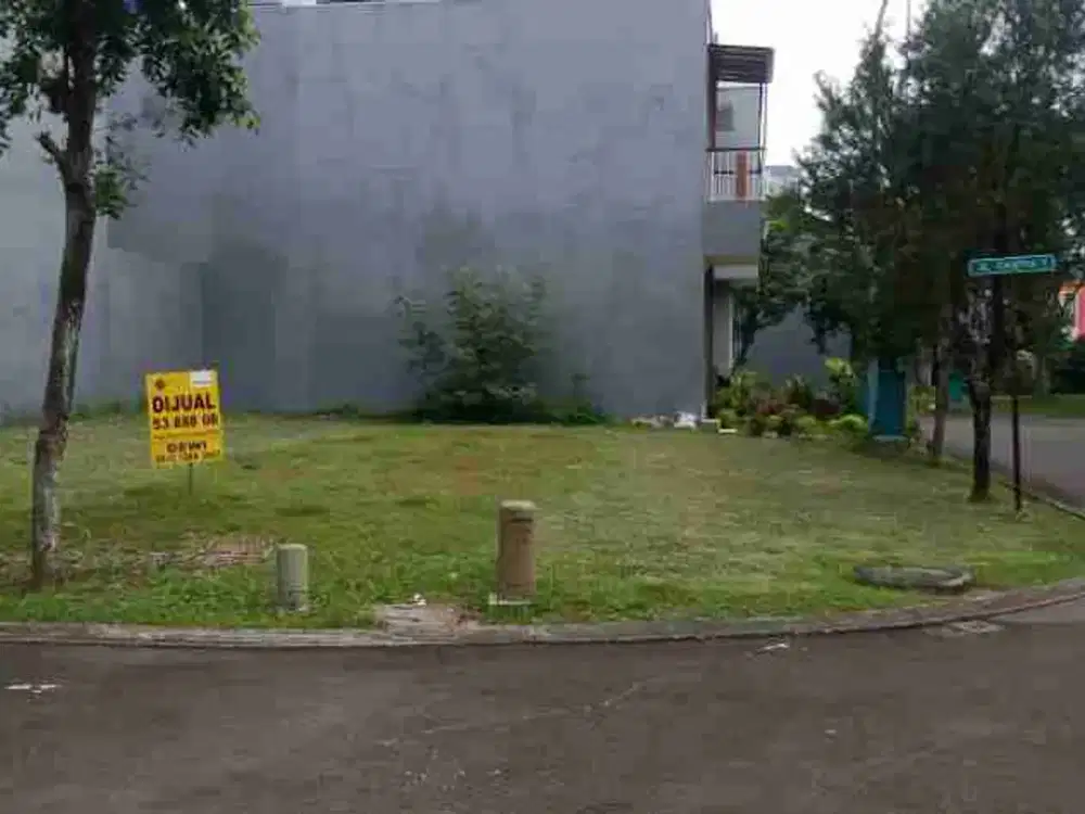 Kavling Hoek Kecil lokasi Boulevard Caspia BSD city
