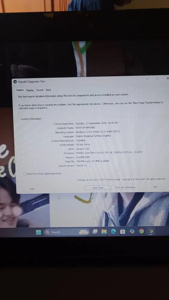 di jual laptop merek Toshiba BU