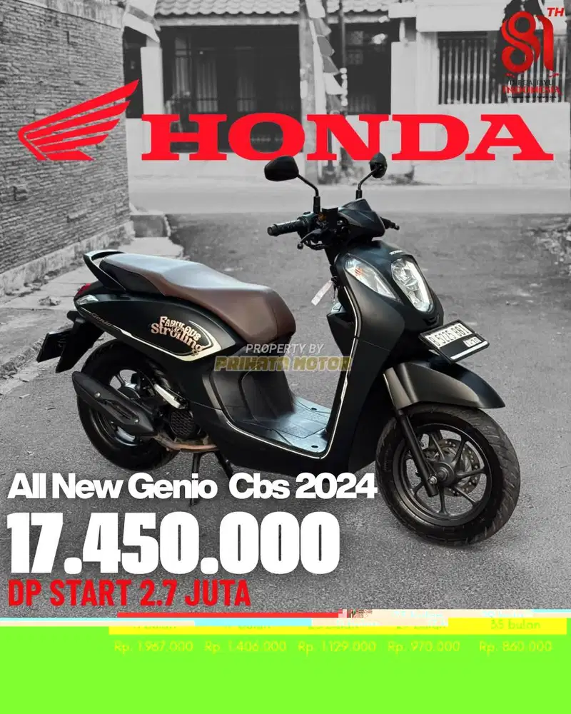 HONDA ALL NEW GENIO CBS ISS ESP 2024