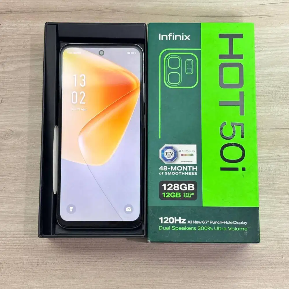 Infinix HOT 50i 6/128GB | Helio G81 | Layar 120Hz | Baterai 5000mAh