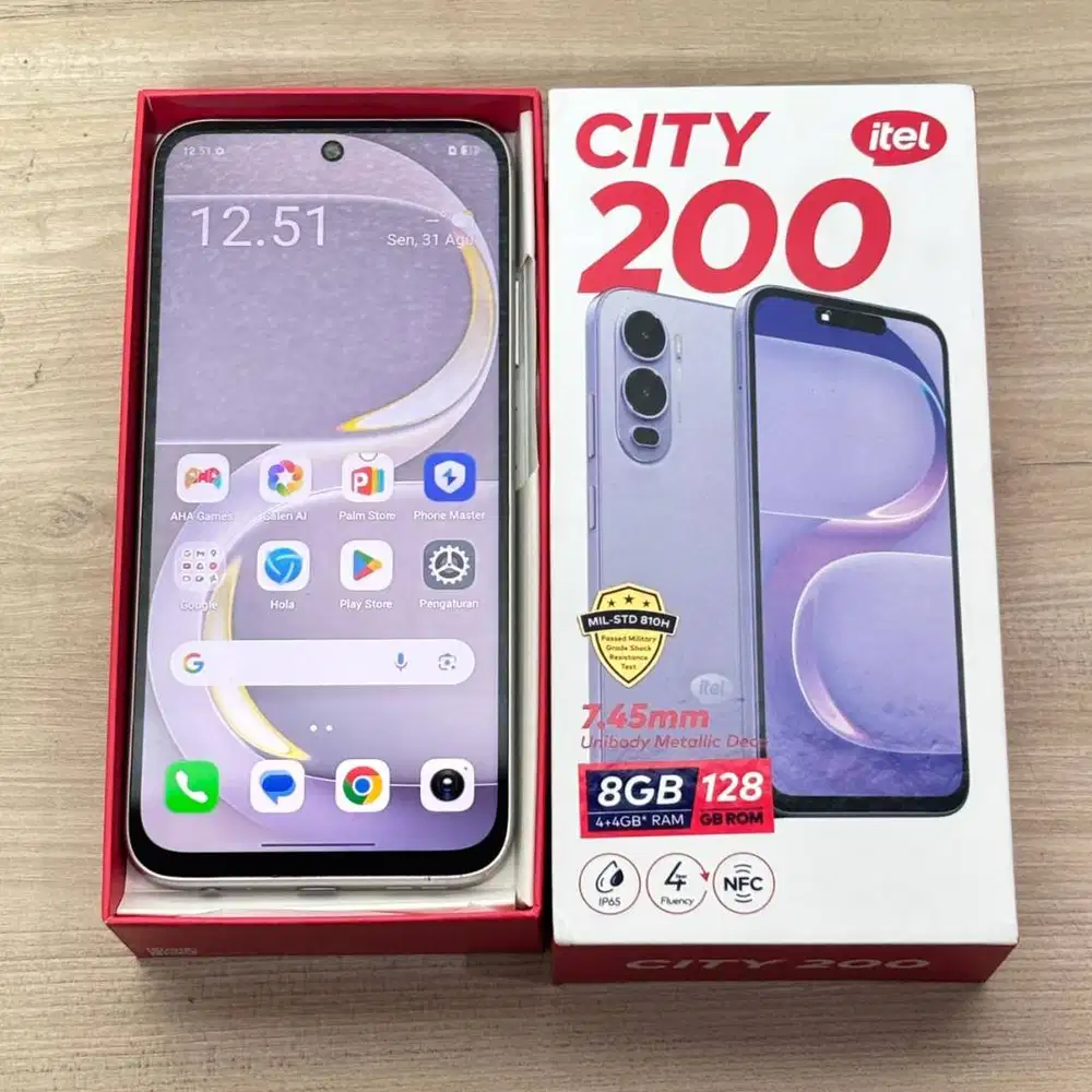 Itel City 200 4/128GB | Unisoc T7250 | Android 15 | 120Hz | NFC