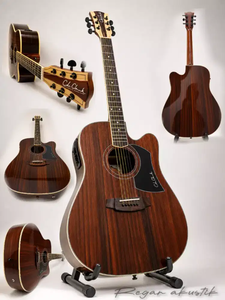 Gitar akustik elektrik cole clark