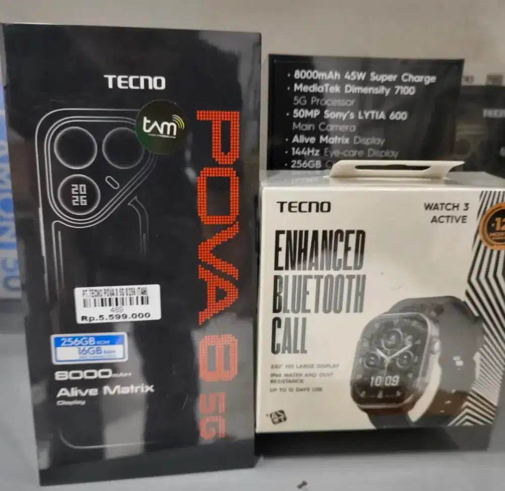 TECNO POVA 8 5G 8/256GB | ATLANTIS DAHSYAT