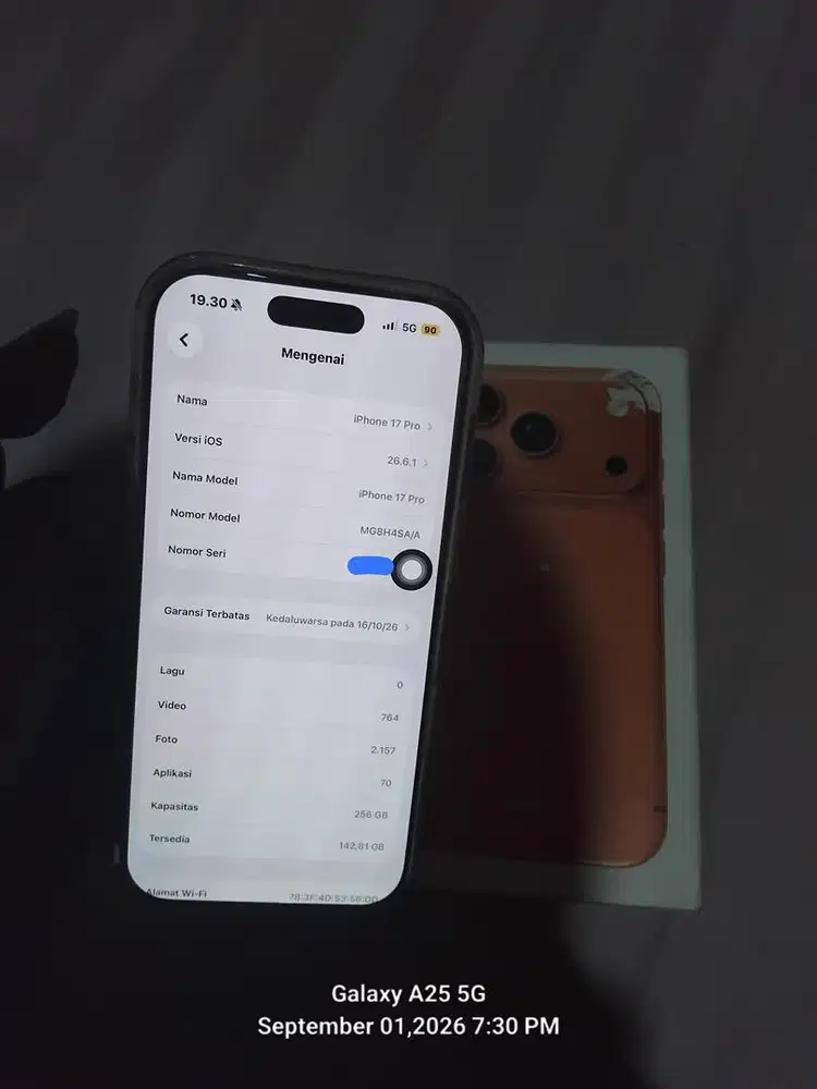 Jual Cepat IPhone 17 Pro 256 iBox No Minus
