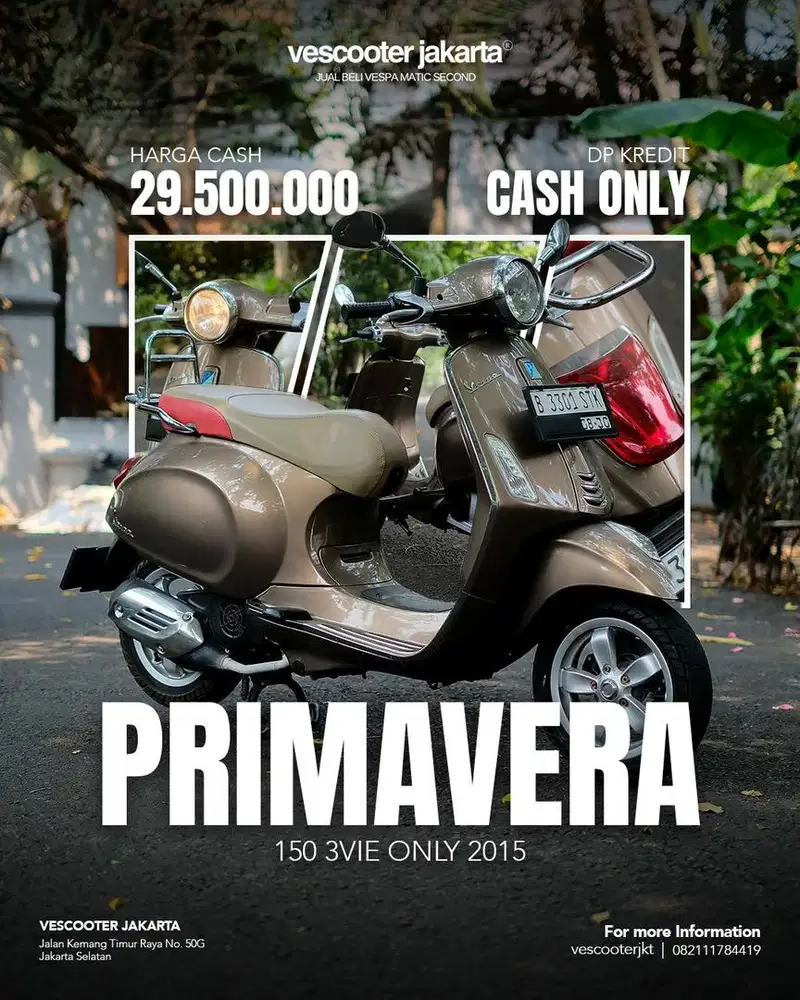 VESPA PRIMAVERA 150 3VIE 2015