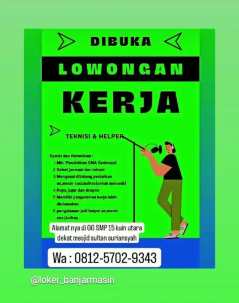 Di cari helper untuk ac