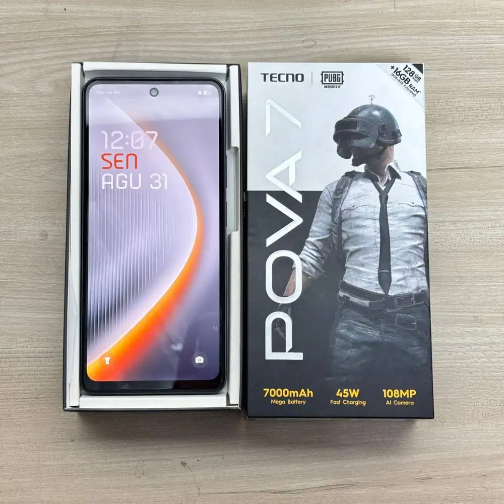 TECNO POVA 7 8/128GB | 7000mAh | AMOLED 120Hz | Kamera 108MP | NFC