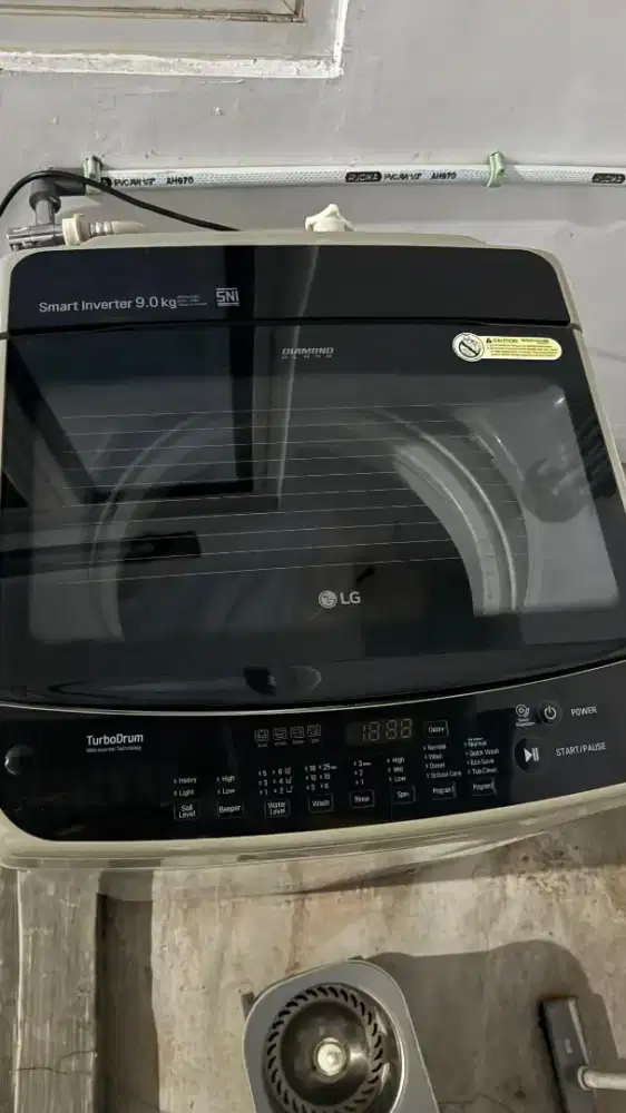 Jual mesin cuci 9 kg LG