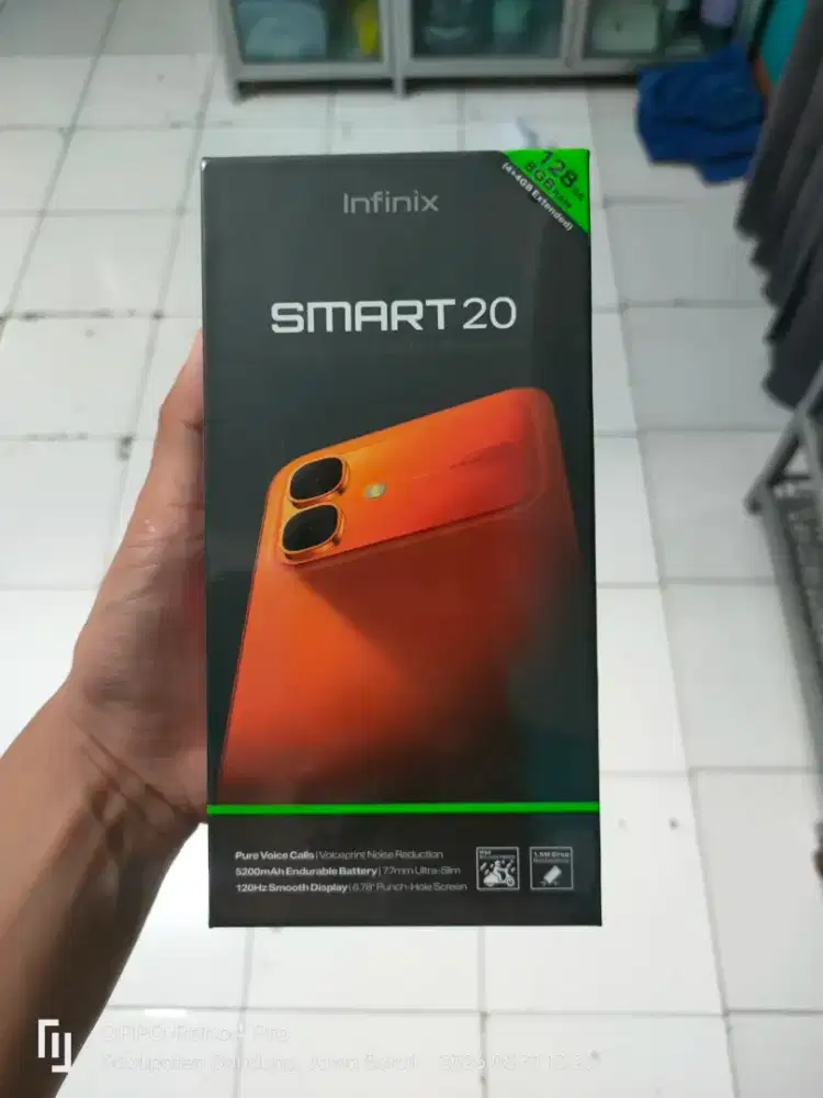 Infinix Smart 20 4+4/128GB Segelbox New Resmi
