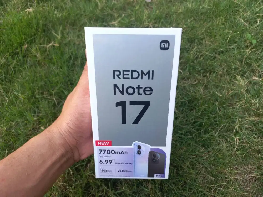 Xiaomi Redmi Note 17 - 6/256 GB - 50MP - 7700mAh - Garansi Resmi