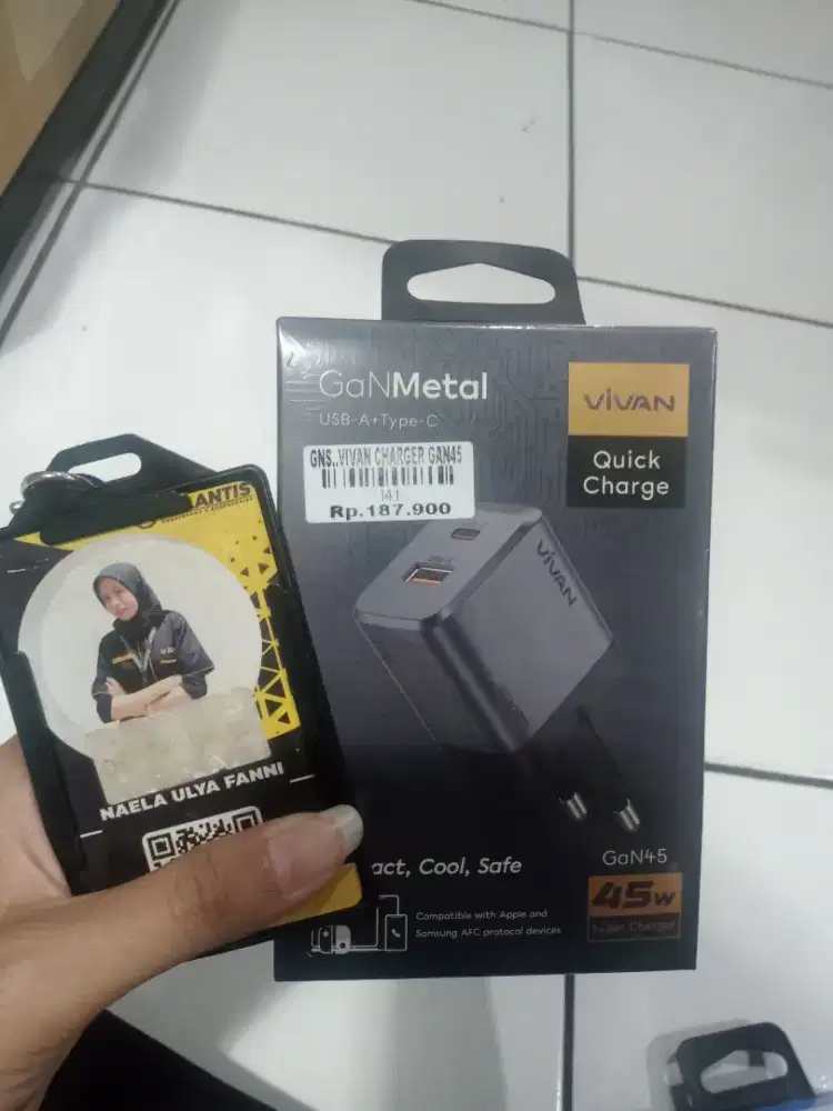 VIVAN CHARGER GAN45| ATLANTIS DAHSYAT