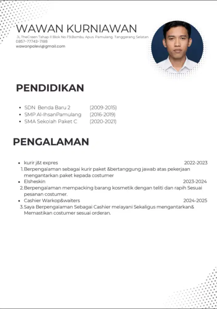 Mencari pekerjaan