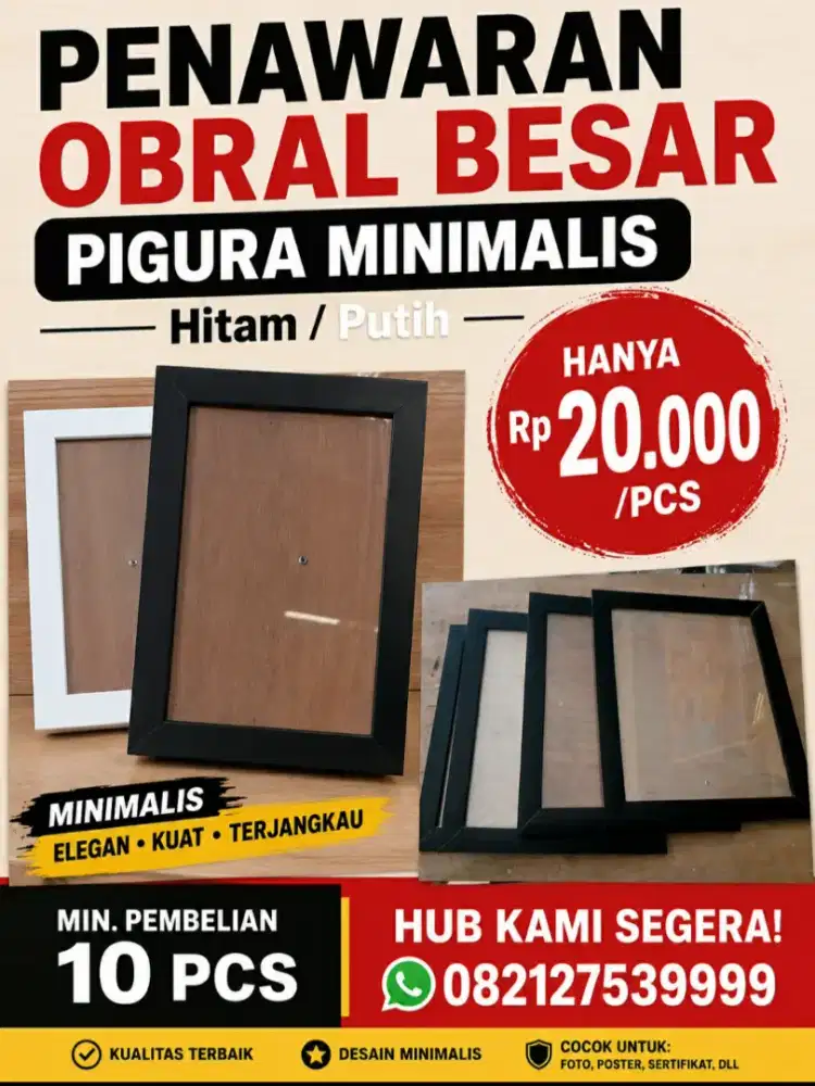 Obral Pigura Minimalis A4