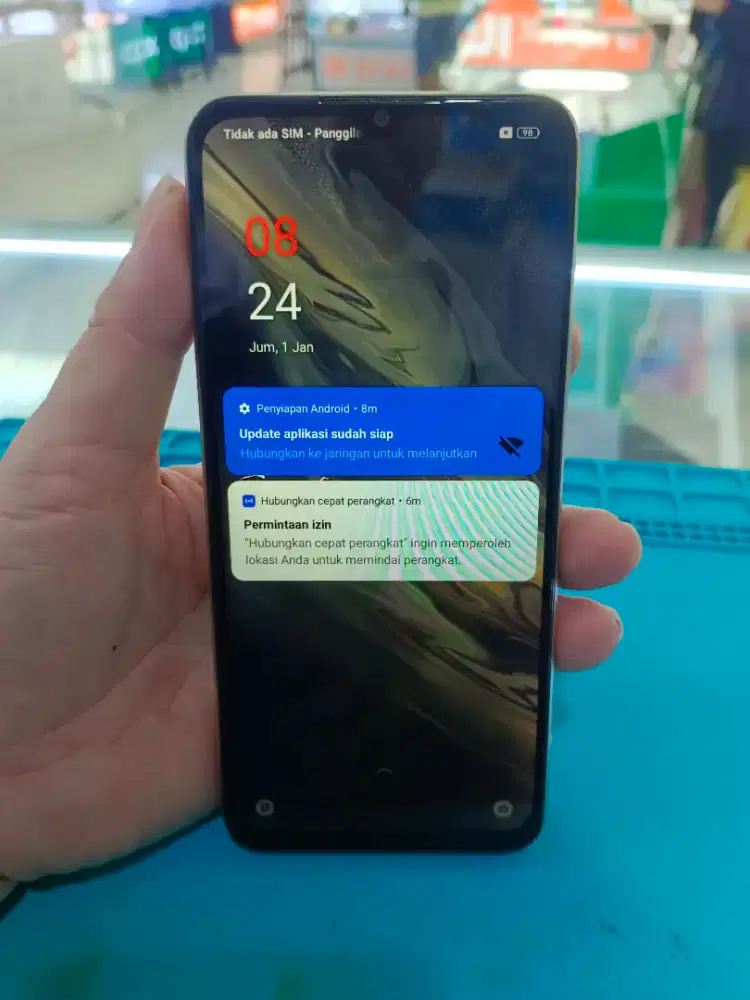 Jual handphone second android Oppo A17K. Rom4/64gb.asli resmi