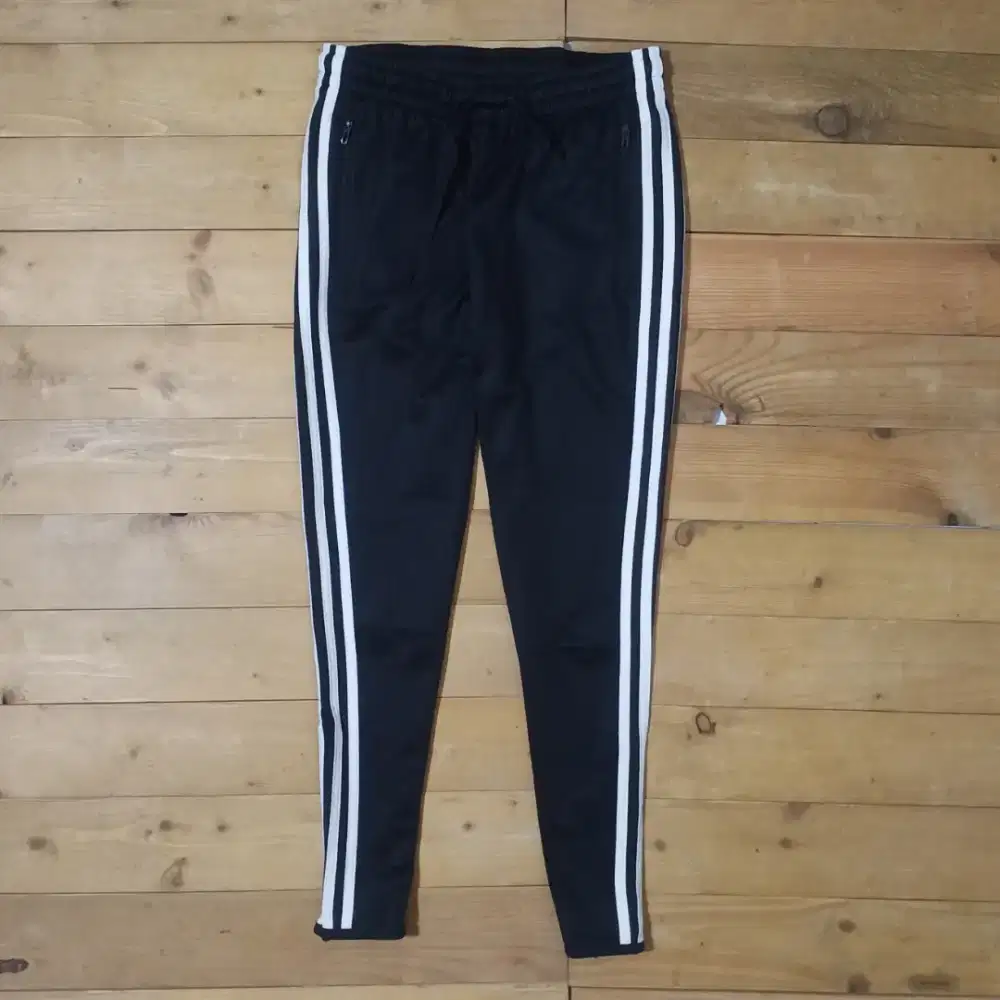 Adidas Strip Putih Training Celana Panjang Olahraga