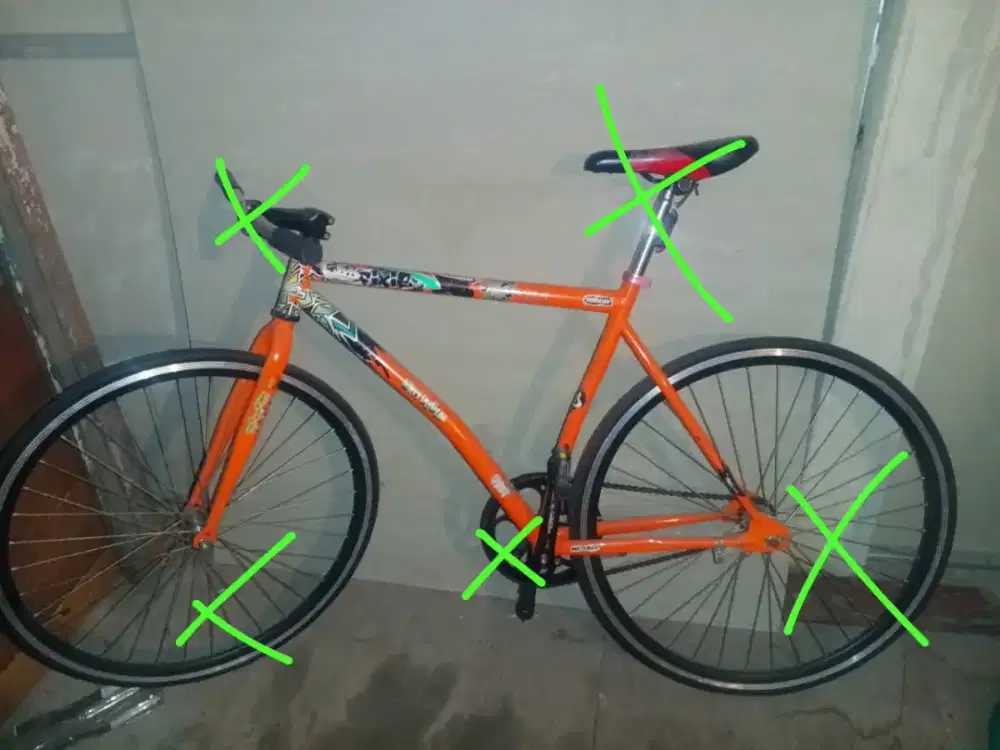 Di jual Frame Fixie Wimcycle