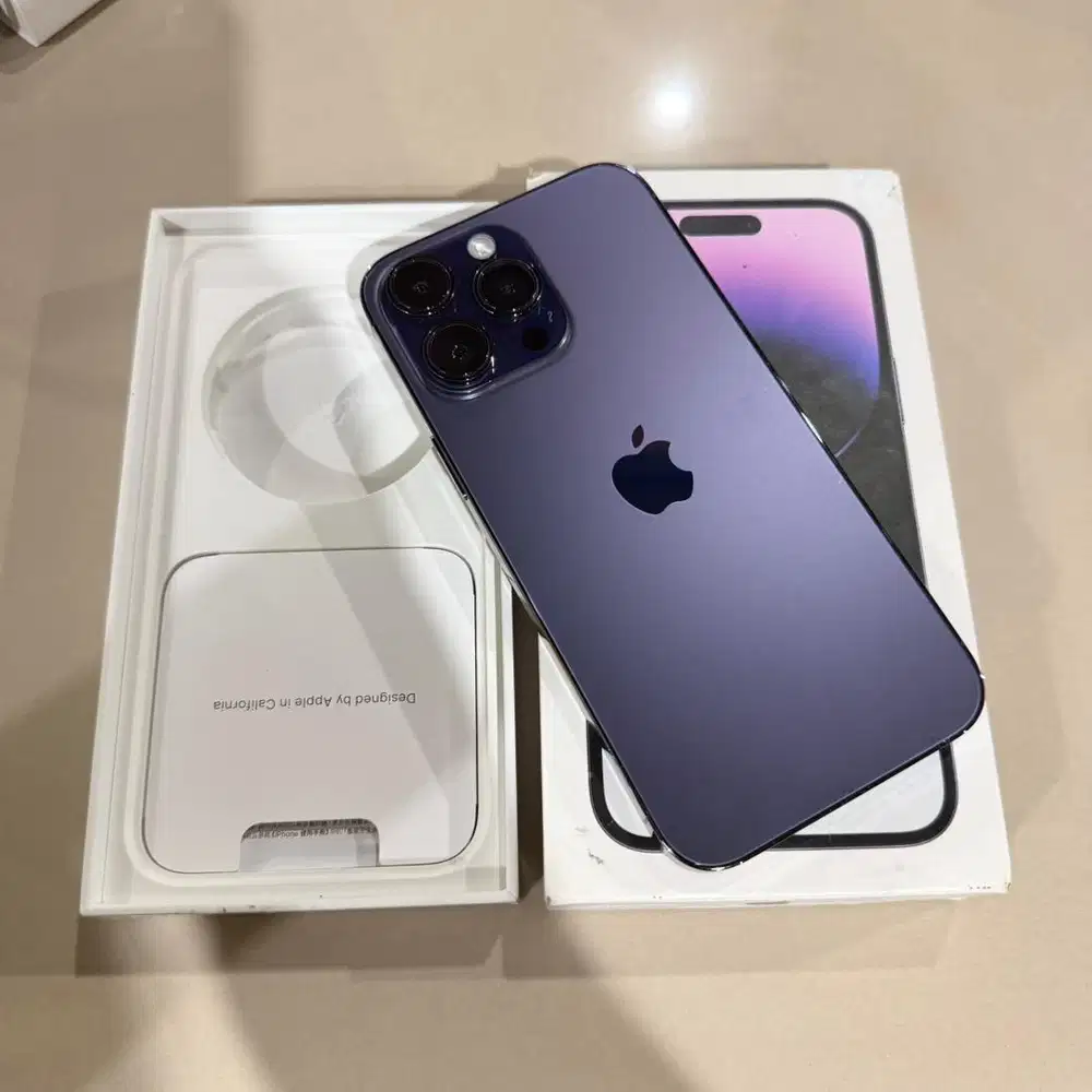 iPhone 14 Pro Max 256GB Dual Sim Aktif Kotak Ori Terdaftar Resmi Cukai