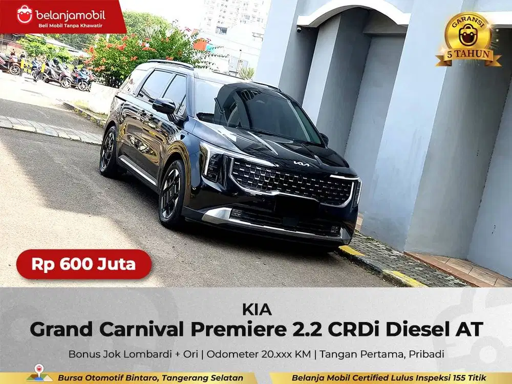 [ LOMBARDI SEAT ] Kia Grand Carnival Premiere 2.2 Diesel 2024/2025