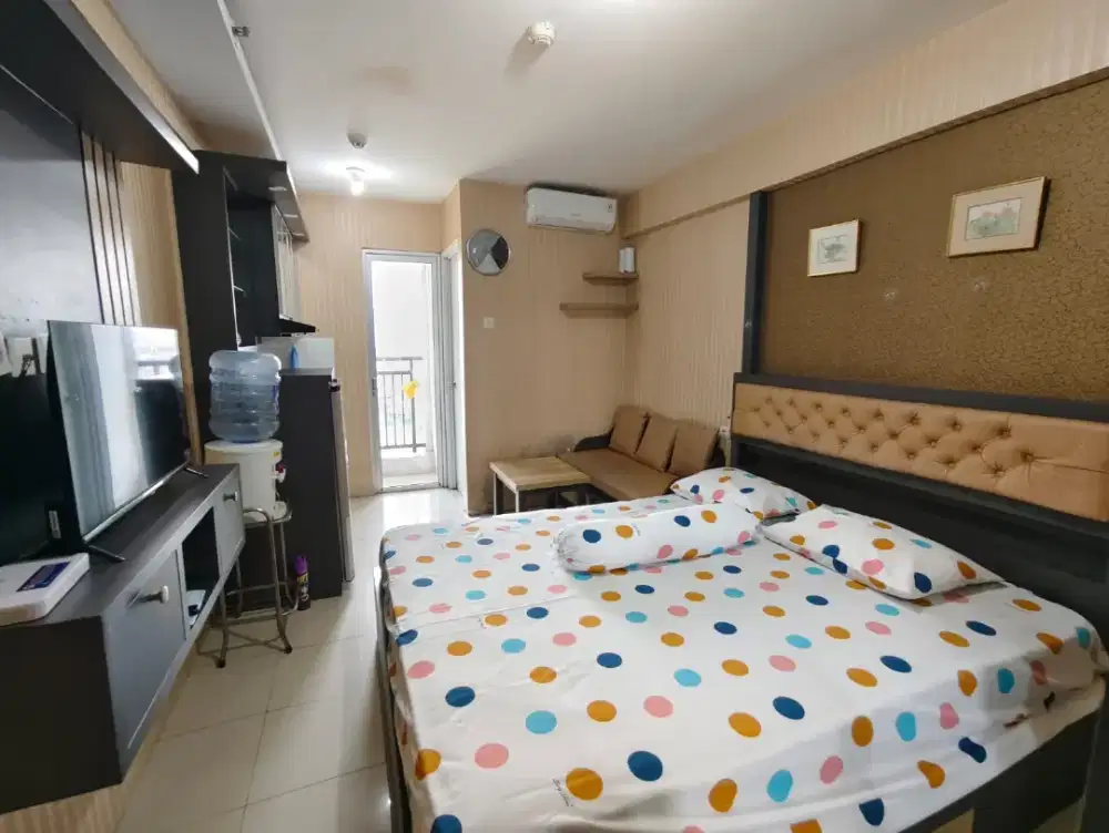 Sewa studio furnish apt bassura lantai rendah sdh free ipl