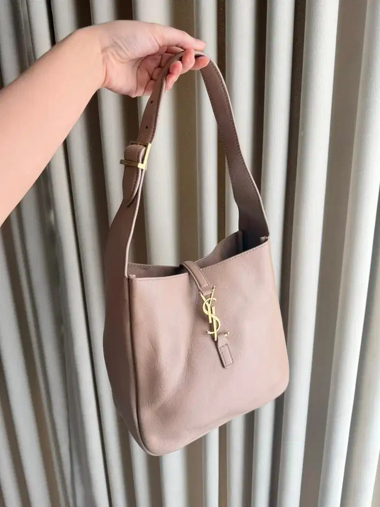 YSL Saint Laurent Bucket Bag Pink Nude – Original