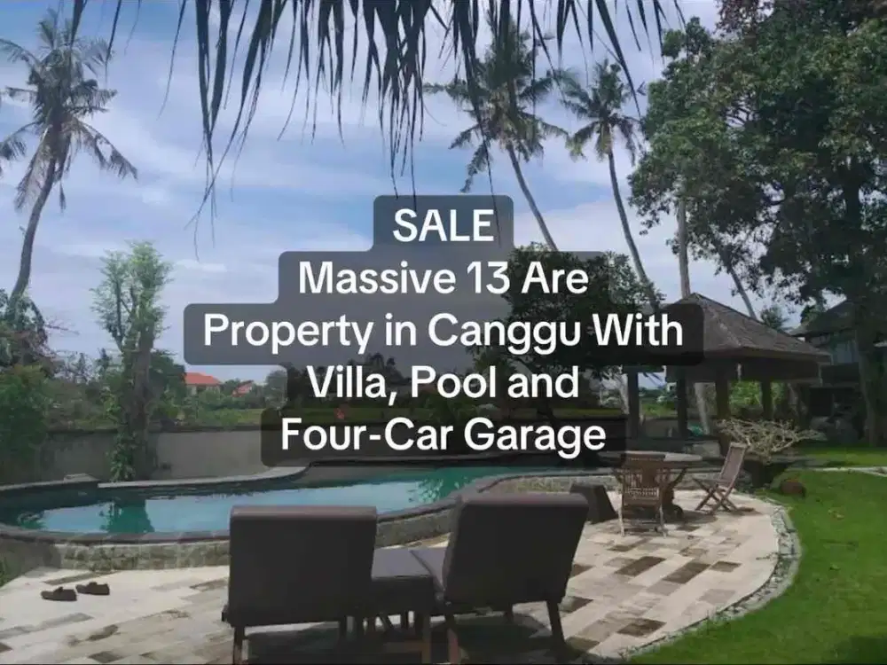 SALE 13 Are Hitung nilai tanahnya saja - Villa Near Batu Bolong Canggu
