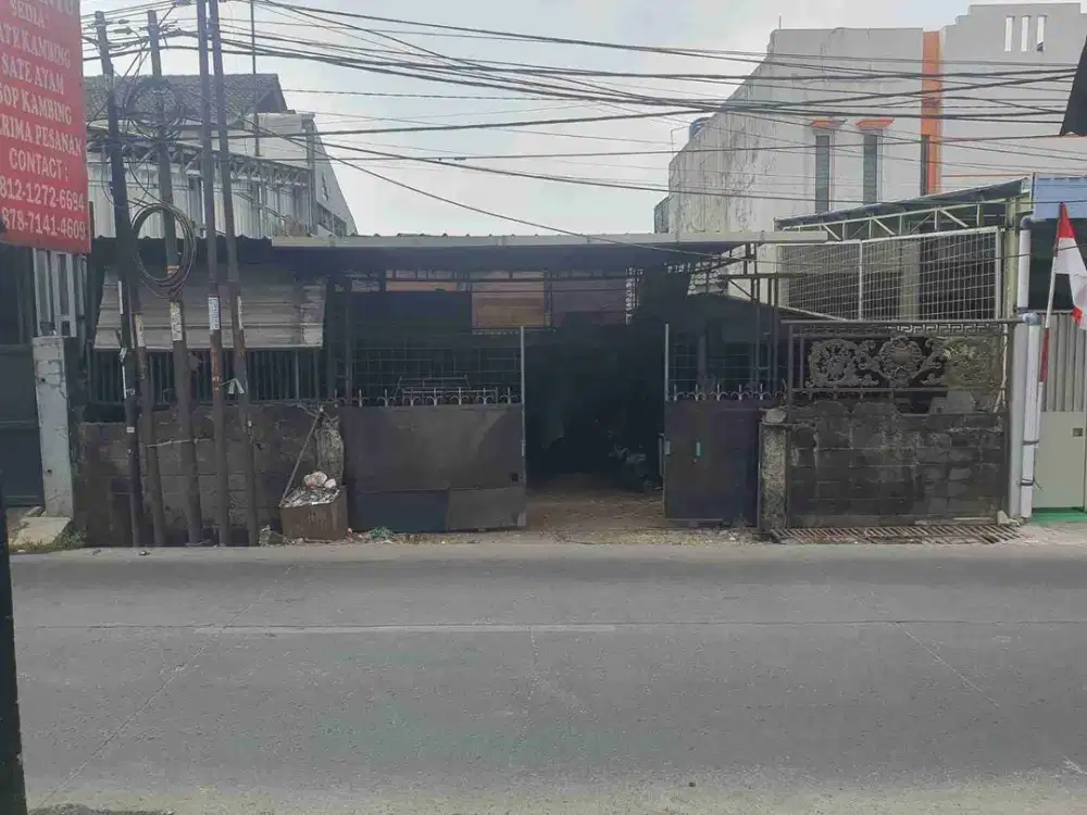 Disewakan Lahan Untuk Gudang Depan Jalan Raya Cikunir Bekasi Selatan