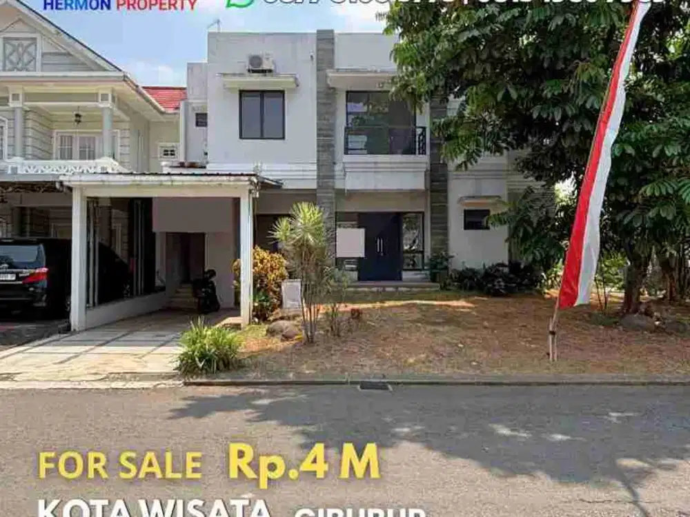 Dijual Cepat Rumah Hoek Nego menarik di Kota wisata Cibubur