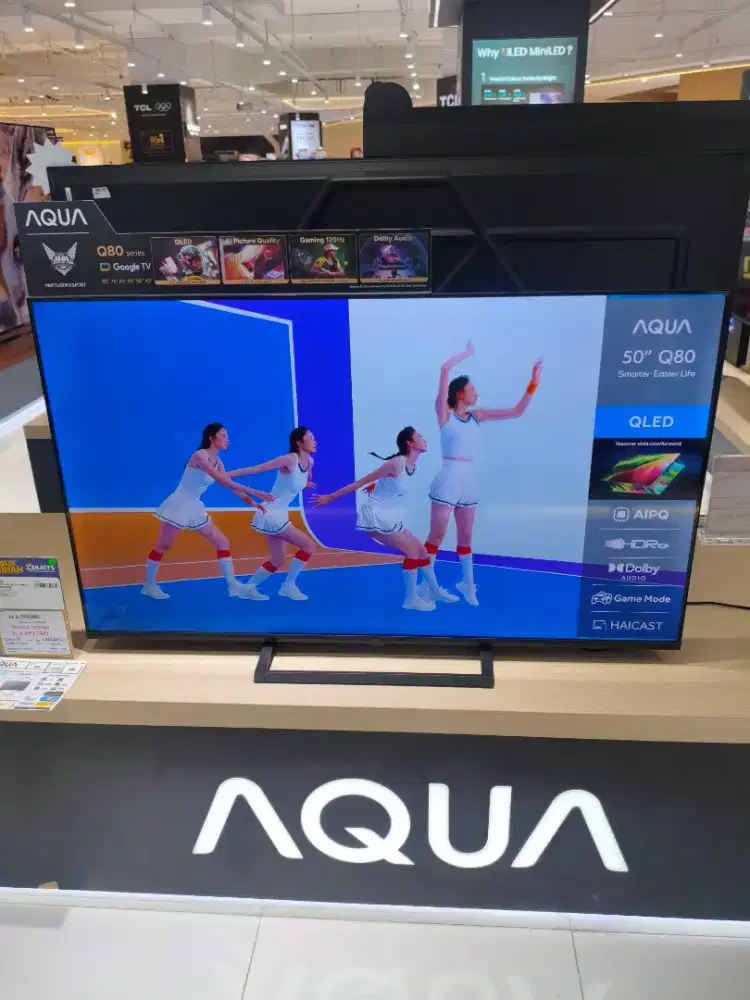 AQUA 4K QLED GOOGLE TV 50 INCH AQT50Q80GUX