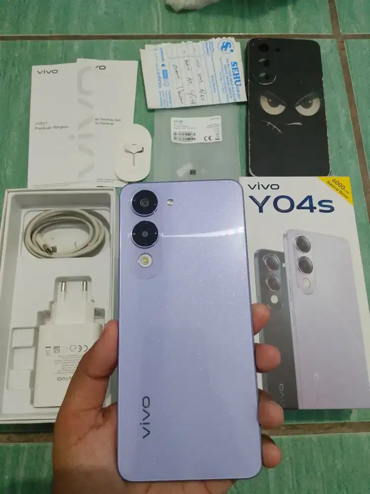 Hp Vivo Y04s Ram 4+4/64GB Fullset