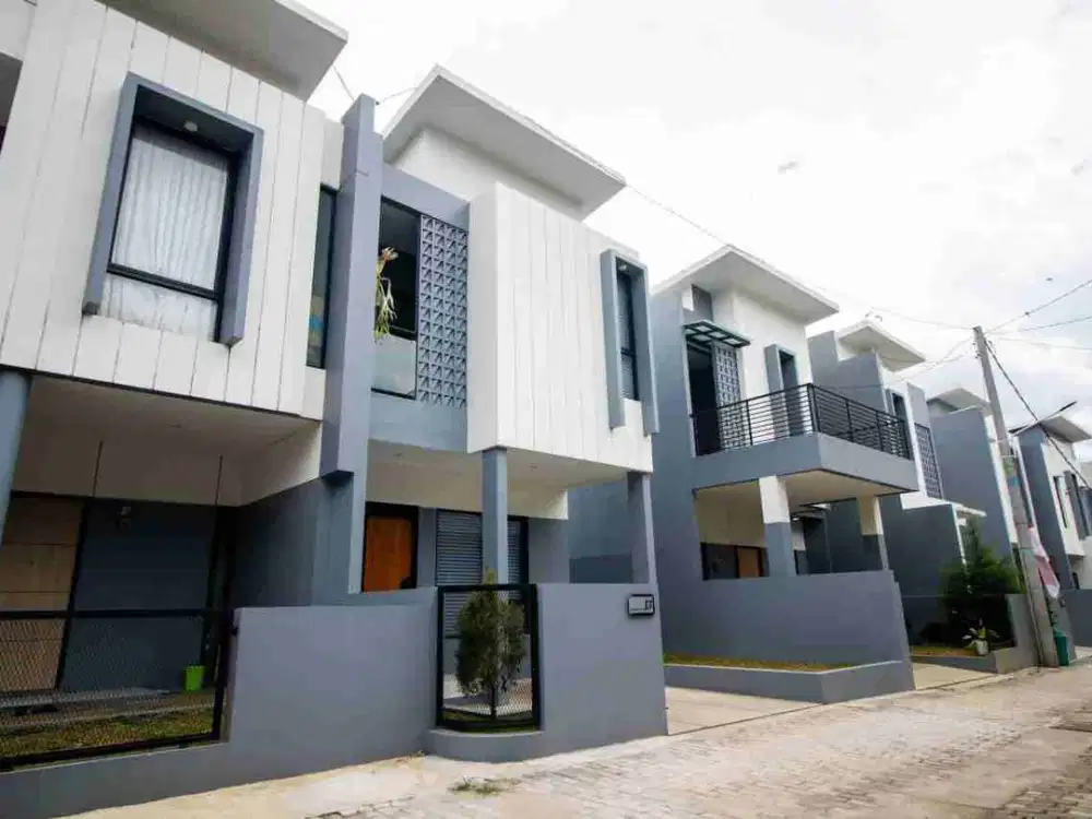 Jual Rumah Baru Cluster di Ujung Berung Bandung Timur 2 Lantai Murah Pinggir Jalan