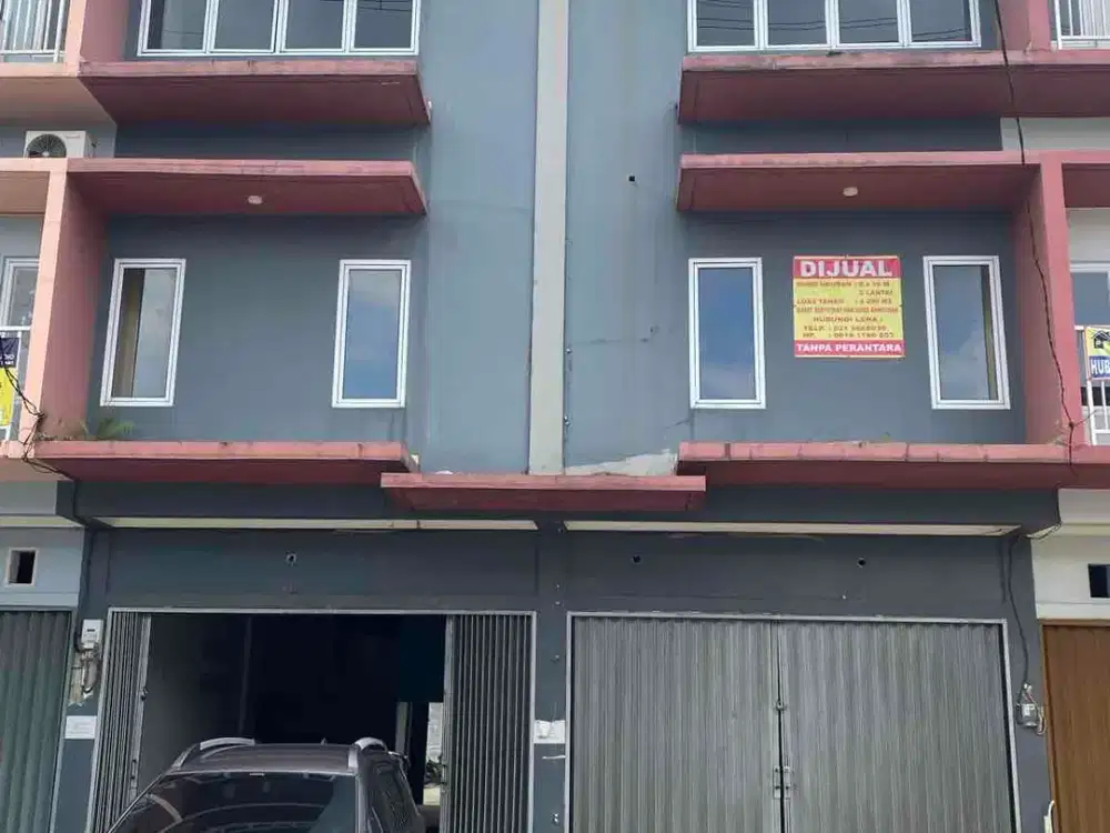 Ruko 3 Lt 2 Unit Siap Pakai kondisi Terawat, Lokasi Strategis Dekat Akses R3 dan Pusat Kuliner Bogor