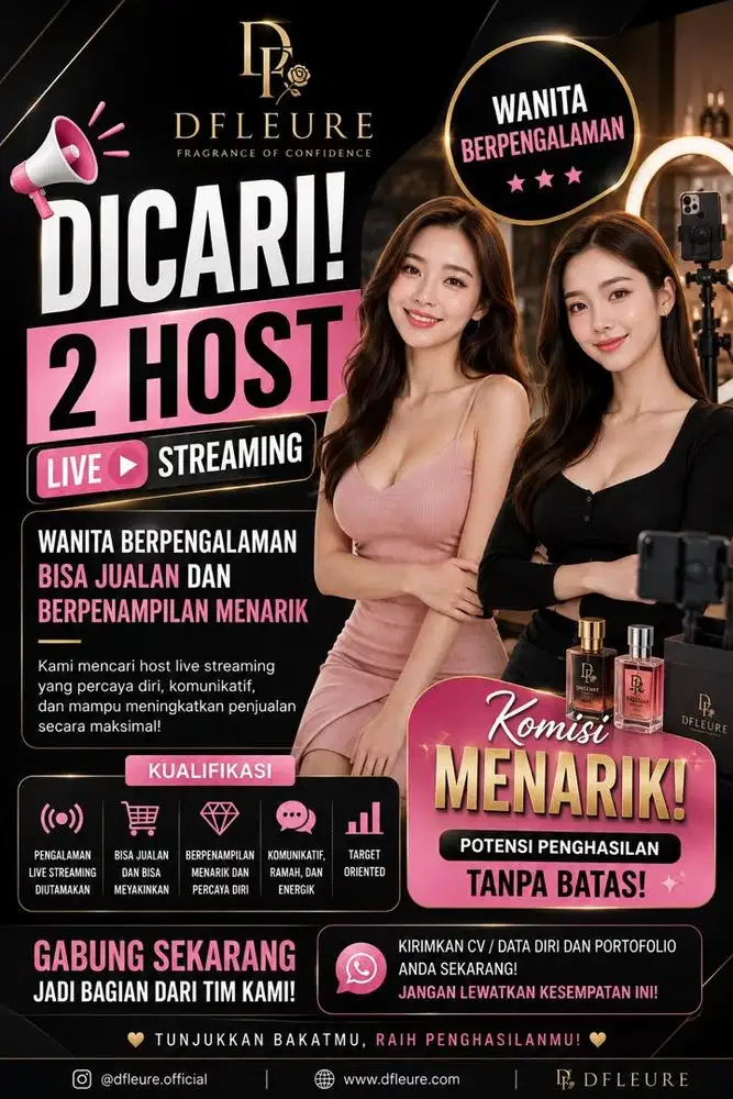 Host live streaming parfum