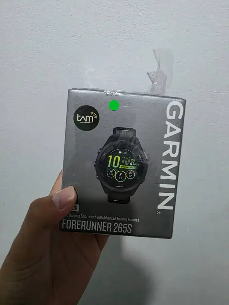 GARMIN FORERUNNER 265S FULLSET BARU MULUS 100% SEGEL