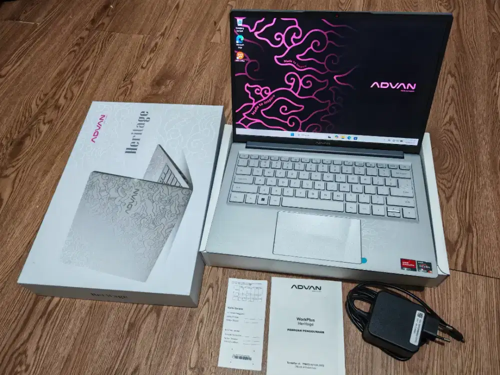 Advan Heritage Ryzen5 7535HS, DDR5 8Gb, Nvme 512Gb. fullset like new