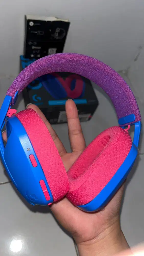 MURAH !!! Logitech G435 LIGHTSPEED Wireless Gaming Headset – Blue