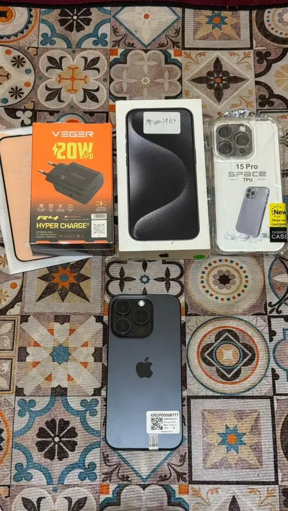 iPhone 15 Pro 128GB iBox Resmi Like New