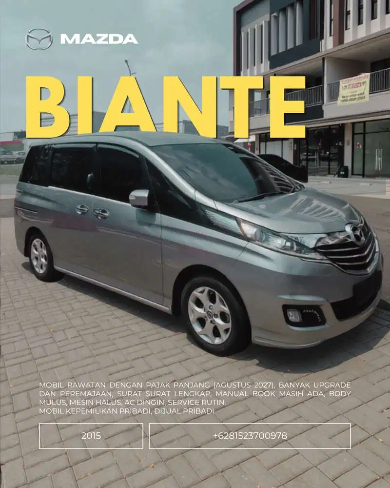 Mazda Biante 2015 Bensin